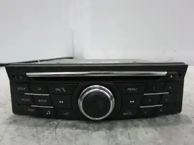 Second-hand car spare part audio system / radio cd for citroen c-elysée 9hp dv6dted oem iam references 98075810zd00