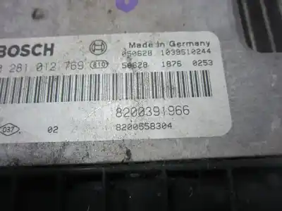 Second-hand car spare part ecu engine control for renault scénic ii (jm0/1_) 1.9 dci (jm0g, jm12, jm1g, jm2c) oem iam references 8200391966  