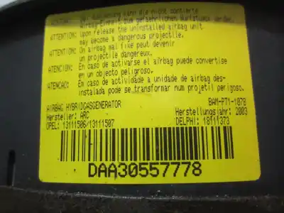 Автозапчасти б/у передняя левая подушка безопасности за opel corsa c g-z12xe ссылки oem iam 18111373