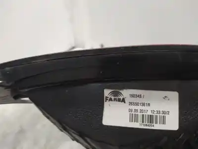 Автозапчастина б/у правий ліхтар для renault twingo iii h4d 400 посилання на oem iam 265501361r  