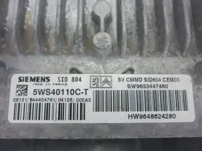 Автозапчасти б/у блок управления двигателем за citroen c3 i (fc_, fn_) 1.4 hdi ссылки oem iam 5ws40110ct  