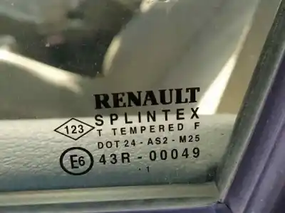 Second-hand car spare part left front glass window for renault scenic (ja..) k4m701 oem iam references 43r00049  