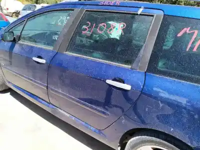 Автозапчасти б/у задняя левая дверь за peugeot 307 break / sw (s1) 9hydv6ted4 ссылки oem iam 