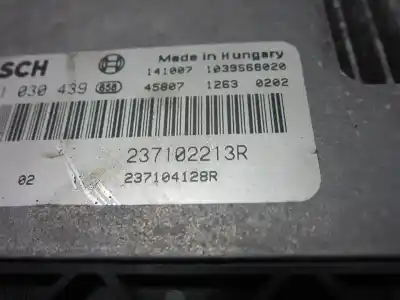 Second-hand car spare part ecu engine control for dacia logan ii k9k872 oem iam references 237102213r  