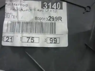 İkinci el araba yedek parçası arka sol kapi kaplamasi için dacia logan ii k9k872 oem iam referansları 829a18825r  