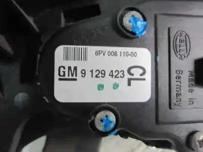 Second-hand car spare part accelerator pedal for opel corsa c (x01) 1.0 (f08, f68) oem iam references 9129423  