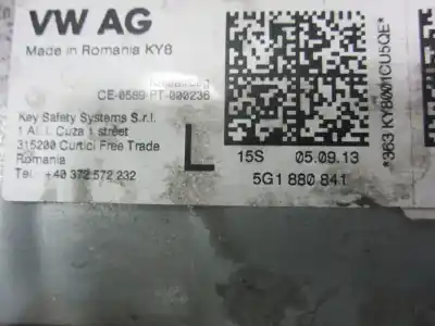 Автозапчастина б/у різні деталі для seat leon (5f1) clh посилання на oem iam 5g1880841  