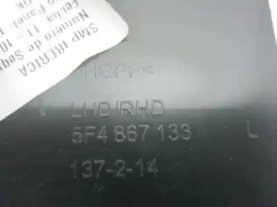 Автозапчастина б/у обкітка задніх лівіх дверей для seat leon (5f1) clh посилання на oem iam 5f4867133  