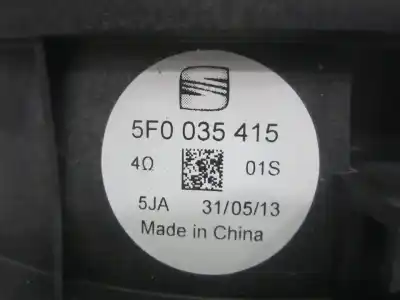 Автозапчастина б/у різні деталі для seat leon (5f1) clh посилання на oem iam 5f0035415  