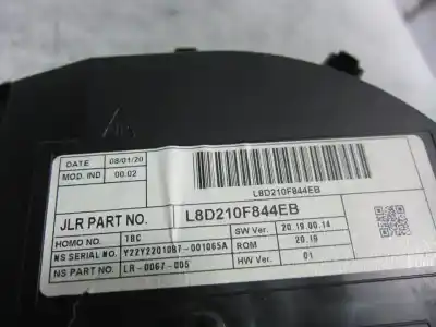 Second-hand car spare part dashboard for land rover range rover evoque 204dtd oem iam references l8d210f844eb  