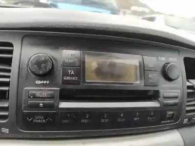 Автозапчастина б/у аудіо система / радіо cd для toyota corolla (e12) 1cdftv посилання на oem iam 