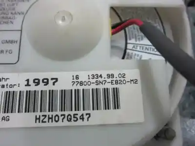 Автозапчасти б/у передняя левая подушка безопасности за renault megane i scenic (ja0) k4j750 ссылки oem iam 77800sn7e820m2  