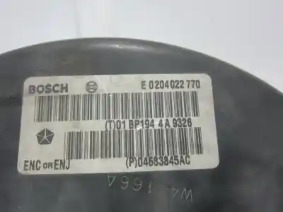 Автозапчастина б/у гальмівний серво для chrysler voyager iv (rg, rs) 2.5 crd посилання на oem iam e0204022770  