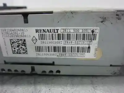 Автозапчастина б/у аудіо система / радіо cd для renault scénic iii (jz0/1_) 1.5 dci посилання на oem iam 281150030r  