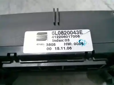 Автозапчасти б/у отопление / кондиционирование воздуха за seat ibiza (6l1) d-axr ссылки oem iam 6l0820043e  