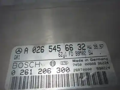 Автозапчастина б/у ебу контролер двигуна для mercedes-benz clase ml (bm 163) m112942 посилання на oem iam a0265456632  