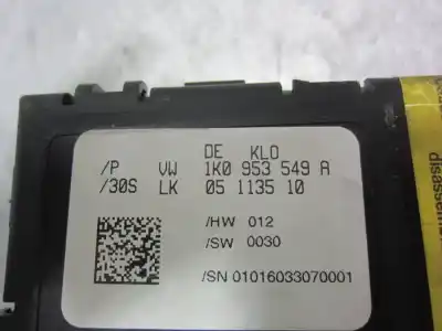 Second-hand car spare part electronic module for volkswagen golf v (1k1) (10.2003) d-bkc oem iam references 1k0953549a  