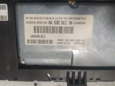 Second-hand car spare part dashboard for citroen c4 picasso i monospace (ud_) 1.6 hdi 110 oem iam references 9673538580  