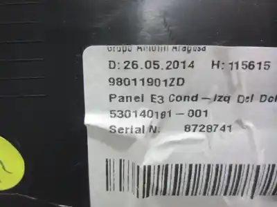 Автозапчасти б/у обивка передней правой двери за citroen c4 cactus van (0b_, 0p_) puretech 82 ссылки oem iam 98011901zd  