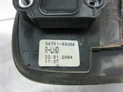 Second-hand car spare part right rearview mirror for suzuki ignis rm (mh) z13dt oem iam references 8470186g50  