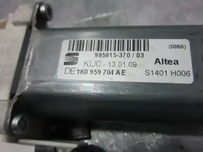 Second-hand car spare part rear right window motor for seat altea xl (5p5, 5p8) 1.9 tdi oem iam references 1k0959704ae  