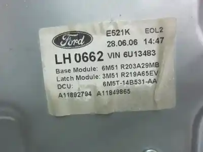 Автозапчастина б/у регулятор вікна передній лівий для ford focus c-max (cap) d-kkda посилання на oem iam 3m51r219a65ev  