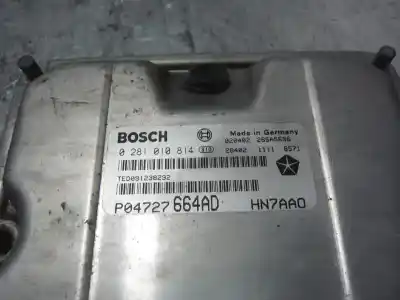 Автозапчастина б/у ебу контролер двигуна для chrysler voyager (rg) enc посилання на oem iam p04727664ad  