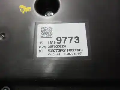 Автозапчасти б/у приборная доска за opel corsa e (x15) 1.4 turbo (08, 68) ссылки oem iam 367030224  