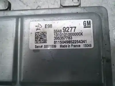 Автозапчасти б/у блок управления двигателем за opel corsa e (x15) 1.4 turbo (08, 68) ссылки oem iam 55489277  