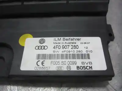Автозапчасти б/у электронный модуль за audi a6 c6 (4f2) 2.0 tdi ссылки oem iam 4f0907280  