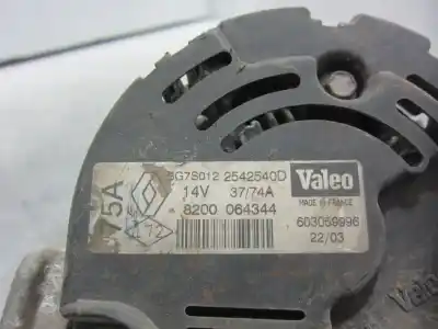 Автозапчастина б/у генератор для renault clio ii fase i (b/cb0) d7f720 посилання на oem iam 8200064344  