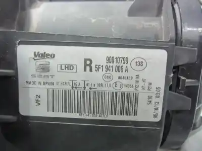 Автозапчастина б/у права фа для seat leon (5f1) clh посилання на oem iam 5f1941006a  