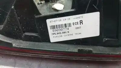 Pezzo di ricambio per auto di seconda mano luce di coda interna destra per porsche cayenne (92a) 4.8 s riferimenti oem iam 7p5945094k  