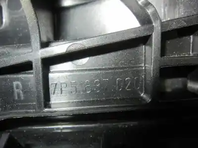 Автозапчасти б/у внутренняя задняя правая ручка за daewoo matiz (m100, m150) 1.0 ссылки oem iam 7p5837020  