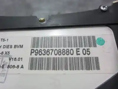 Автозапчастина б/у панель інструментів для peugeot 307 break (3e) 2.0 hdi 90 посилання на oem iam 9636708880  