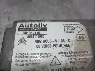 Автозапчасти б/у блок управления подушками безопасности за citroen xsara picasso citroen xsara picasso hdi 110fap lx plus ссылки oem iam 9659111980  