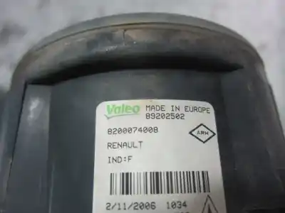 Автозапчасти б/у правая противотуманная фара за renault megane ii coupe megane ii coupe/cabrio (2003 - 2009) ссылки oem iam 8200074008  