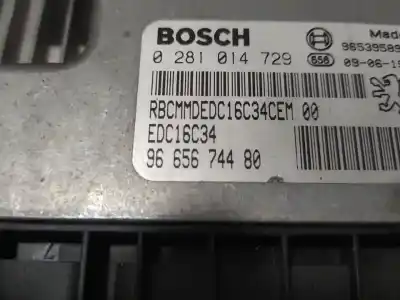 Автозапчастина б/у ебу контролер двигуна для citroen c4 grand picasso 9hz посилання на oem iam 9665674480  