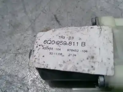 Second-hand car spare part rear left window motor for seat ibiza (6l1) d-axr oem iam references 6q0959811b  