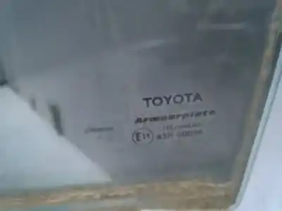 Second-hand car spare part rear left glass window for toyota corolla (e15) active oem iam references 43er00086  