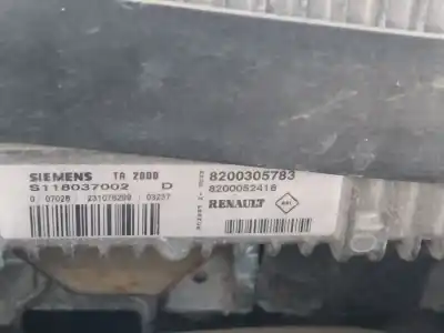 Автозапчастина б/у ебу контролер двигуна для renault clio ii fase ii (b/cb0) df7g7 посилання на oem iam   