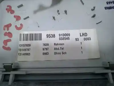 Автозапчастина б/у внутрішне світло для opel vectra c (z02) 2.0 dti 16v (f69) посилання на oem iam 13157639  