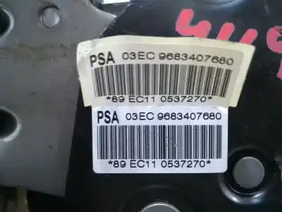 Автозапчасти б/у рычаг ручного тормоза за citroen c3 ii (sc_) 1.4 hdi 70 (sc8hzc, sc8hr0, sc8hp4) ссылки oem iam 9683407680  