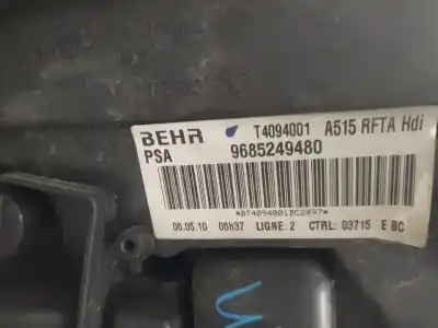 Автозапчастина б/у повне нормальне опалення для citroen c3 ii (sc_) 1.4 hdi 70 (sc8hzc, sc8hr0, sc8hp4) посилання на oem iam 9685249480  