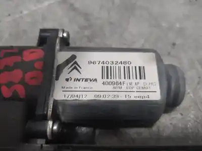 Second-hand car spare part right front window motor for citroen c4 picasso i monospace (ud_) 1.6 hdi 110 oem iam references 9674032480  