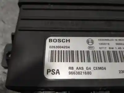 Second-hand car spare part electronic module for citroen c4 picasso i monospace (ud_) 1.6 hdi 110 oem iam references 9663821680  