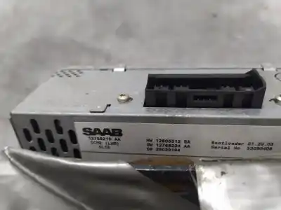 Second-hand car spare part audio system / radio cd for saab 9-3 (ys3f, e79, d79, d75) 1.9 tid oem iam references 12805512ba  