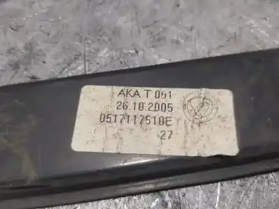 Автозапчасти б/у регулятор стекла переднего левого за fiat i doblò (223) cargo 199a2000 ссылки oem iam 0517117510e  