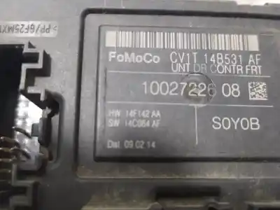 Peça sobressalente para automóvel em segunda mão módulo eletrônico por ford fiesta (cnn) sfjd referências oem iam 14f142aa  