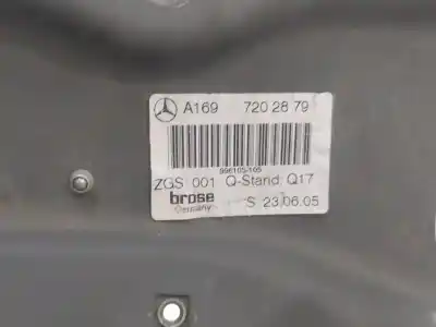 Pezzo di ricambio per auto di seconda mano alzacristalli anteriore destro per mercedes-benz clase a (w169) om640941 riferimenti oem iam a1697202879  
